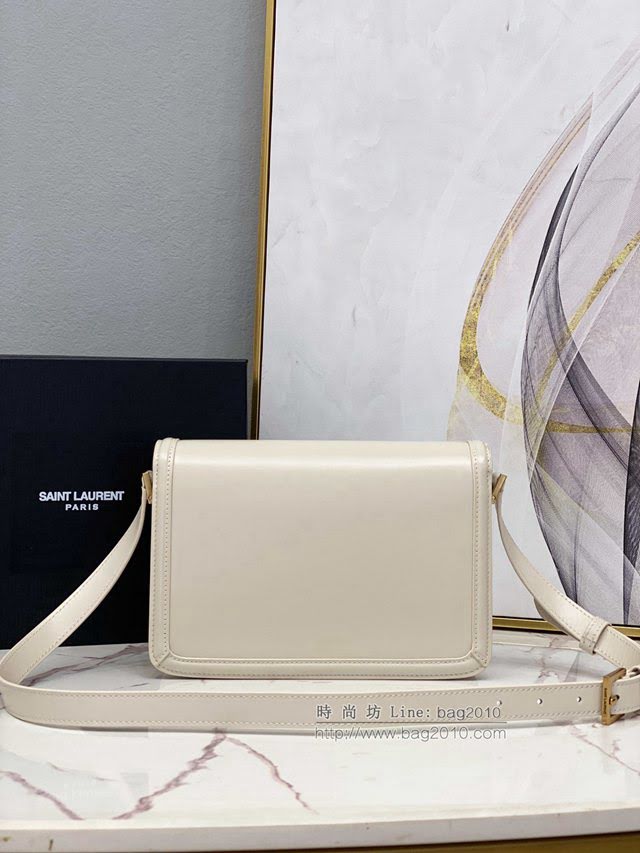 YSL爆款女士包包 聖羅蘭經典款MONOGRAM金屬旋扣大號郵差包 YSL肩背斜挎包 634305  jjh1109